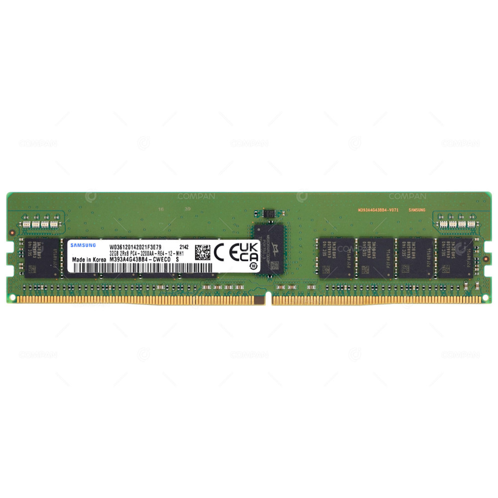 M393A4G43BB4-CWE  SAMSUNG DDR4 32GB 2RX8 PC4-25600 3200MHZ RDIMM CAS 22-22-22